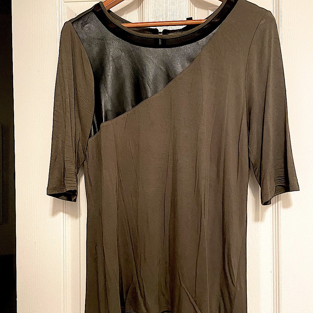 Faux Leather Moto T, LIKE NEW